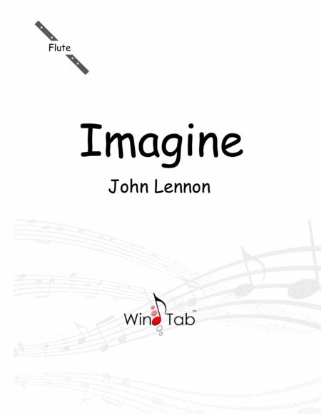 Imagine Flute Tab Sheet Music