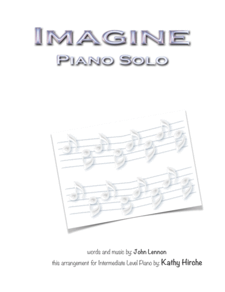 Imagine Piano Solo Sheet Music