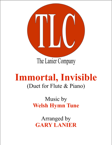 Free Sheet Music Immortal Invisible Duet Flute And Piano Score And Parts