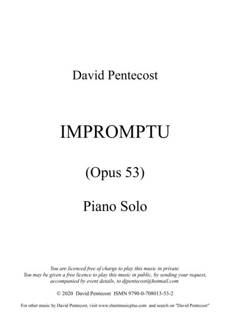 Impromptu Opus 53 Sheet Music