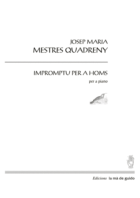 Improptu Per A Homs Sheet Music