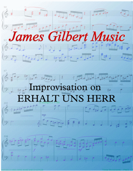 Improvisation On Erhalt Uns Herr Descent Sheet Music