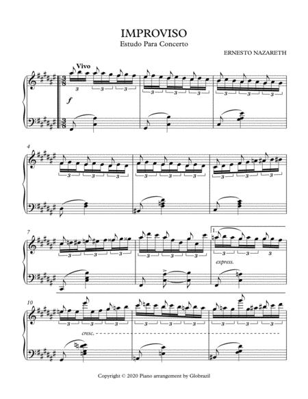 Improviso Sheet Music