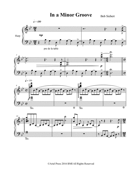 Free Sheet Music In A Minor Groove