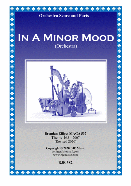 In A Minor Mood Orchestra Score And Parts Pdf Sheet Music