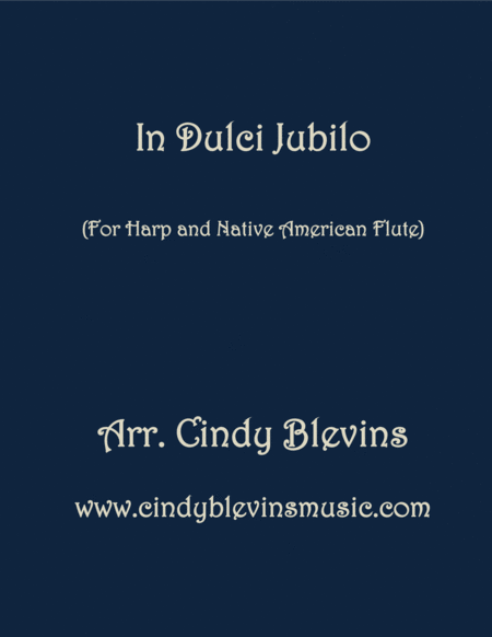 In Dulci Jubilo Arranged For Harp And Native American Flute Sheet Music