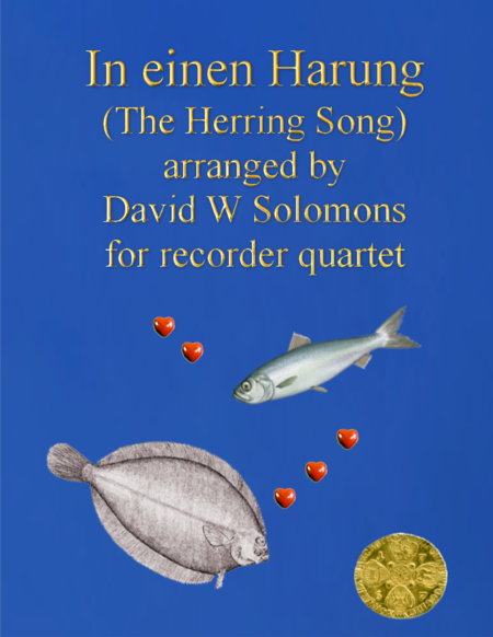 In Einen Harung The Herring Song For Recorder Quartet Sheet Music