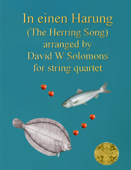 In Einen Harung The Herring Song For String Quartet Sheet Music