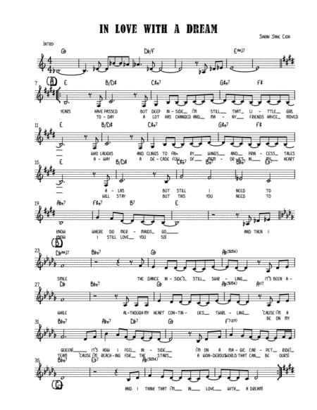 In Love With A Dream Sheet Music