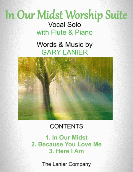 In Our Midst Worship Suite For Voice Flute And Piano With Parts Sheet Music