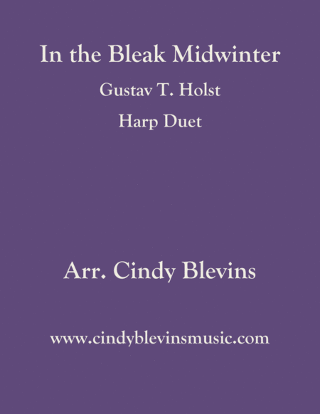 In The Bleak Midwinter Arranged For Harp Duet Sheet Music