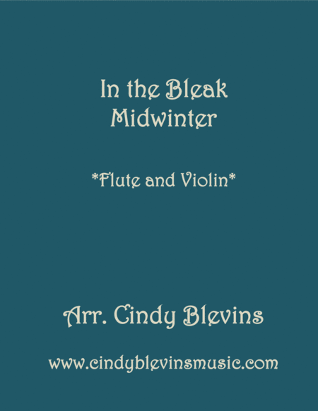 Free Sheet Music In The Bleak Midwinter For Flute And Violin