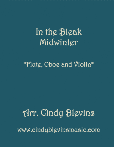 In The Bleak Midwinter For Flute Oboe And Violin Sheet Music