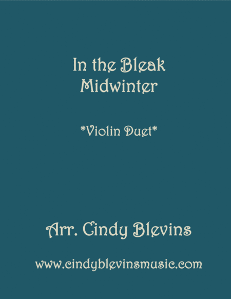 In The Bleak Midwinter For Violin Duet Sheet Music