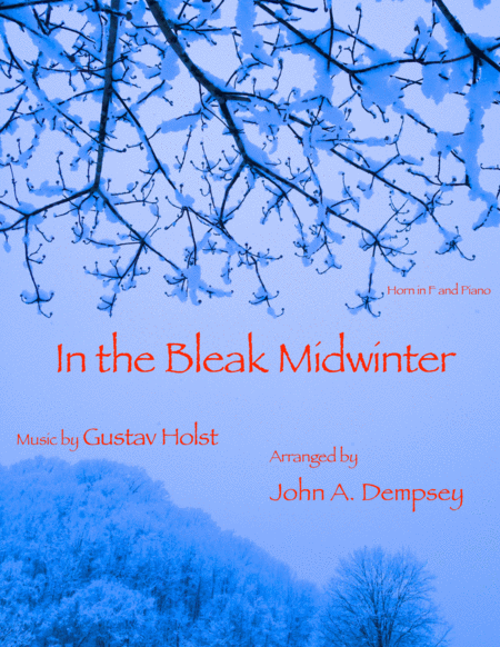 In The Bleak Midwinter Horn In F And Piano Sheet Music