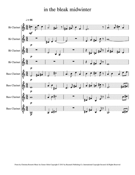 Free Sheet Music In The Bleak Midwinter Jacob Collier Version