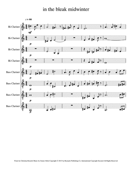 In The Bleak Midwinter Jacob Collier Version Sheet Music