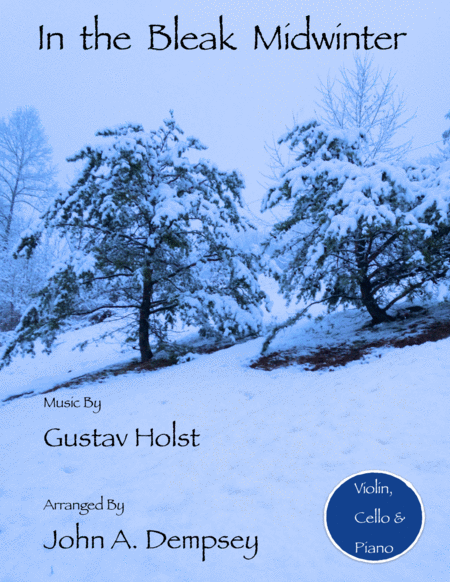 Free Sheet Music In The Bleak Midwinter Piano Trio