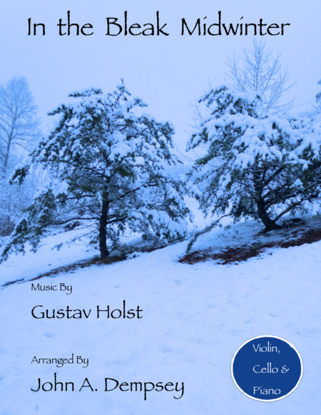 In The Bleak Midwinter Piano Trio Sheet Music