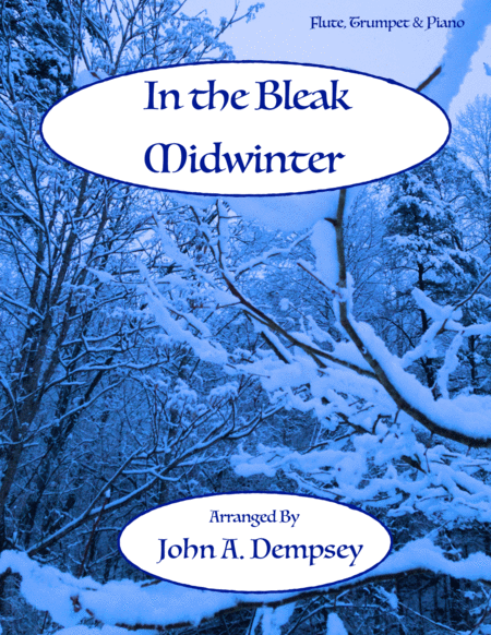 In The Bleak Midwinter Trio For Flute Trumpet And Piano Sheet Music