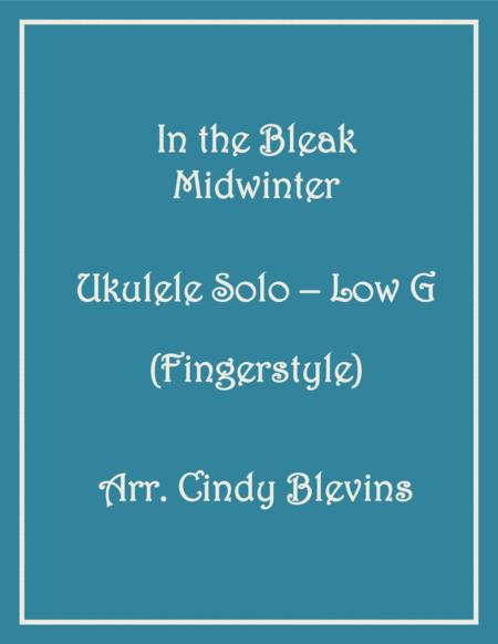 In The Bleak Midwinter Ukulele Solo Fingerstyle Low G Sheet Music