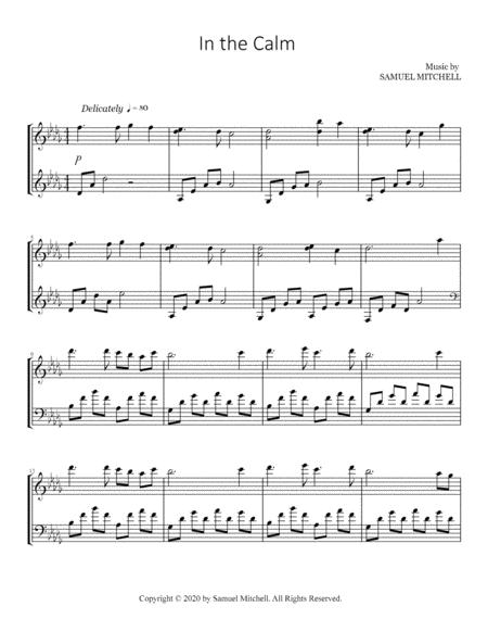 In The Calm Sheet Music