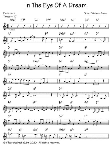 In The Eye Of A Dream Sheet Music