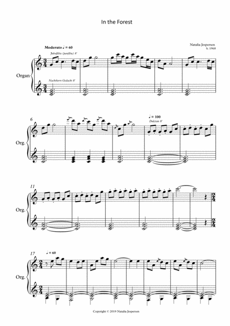 In The Forest Sheet Music