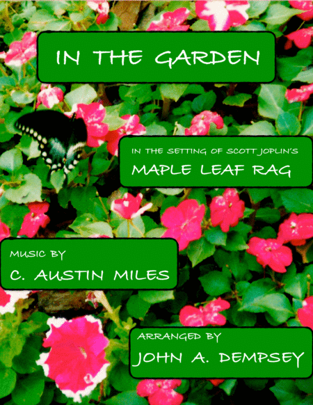 In The Garden Maple Leaf Rag Trio For Clarinet Cello And Piano Sheet Music