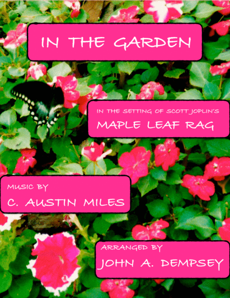 In The Garden Maple Leaf Rag Trio For Flute Cello And Piano Sheet Music