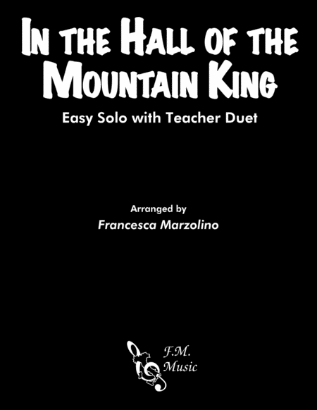 In The Hall Of The Mountain King Easy Piano With Duet Sheet Music