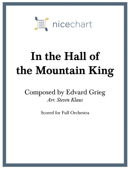 Free Sheet Music In The Hall Of The Mountain King Score Parts