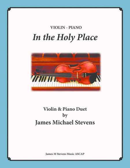 In The Holy Place Violin Piano Sheet Music