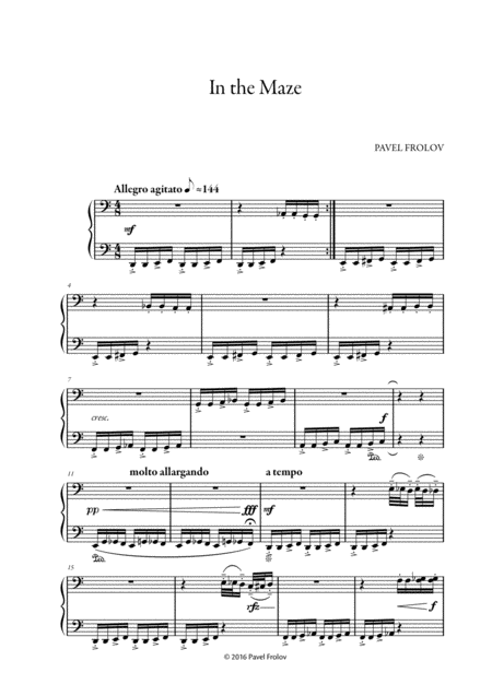 In The Maze Sheet Music