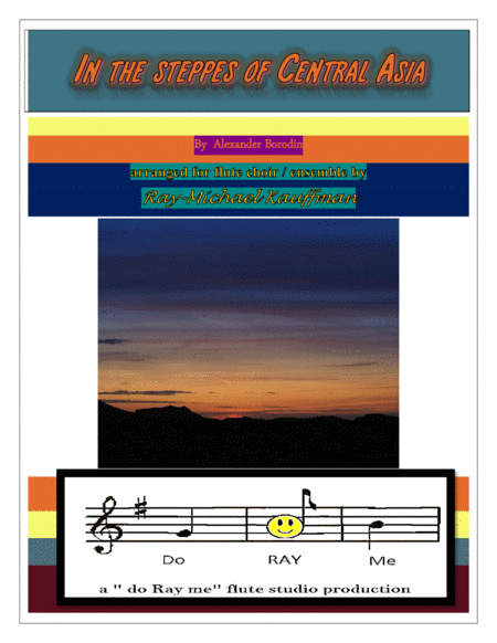 In The Steppes Of Central Asia For Flute Choir Ensemble Sheet Music