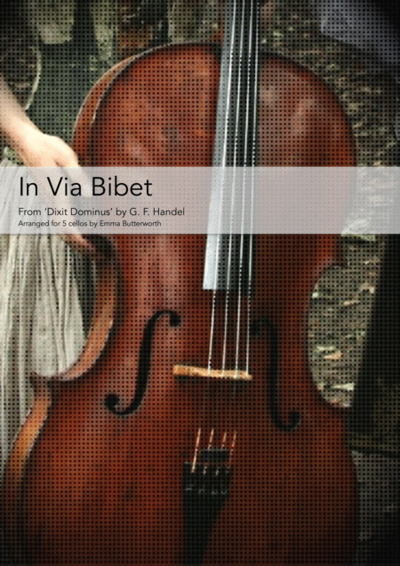 Free Sheet Music In Via Bibet For 5 Cellos