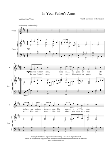 In Your Fathers Arms Sheet Music