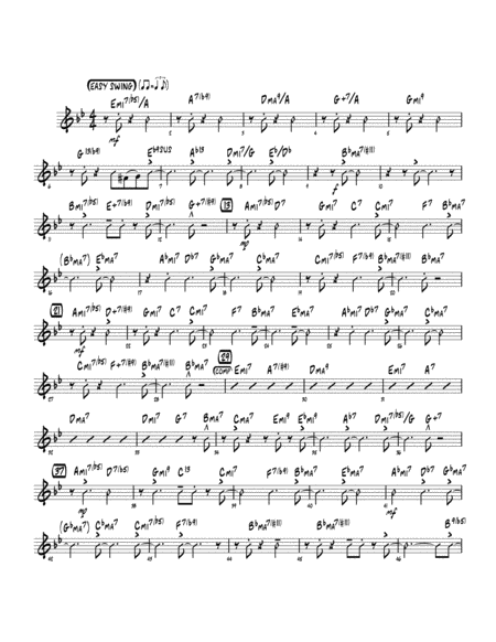 In Your Own Sweet Way Arr John Wasson Guitar Sheet Music