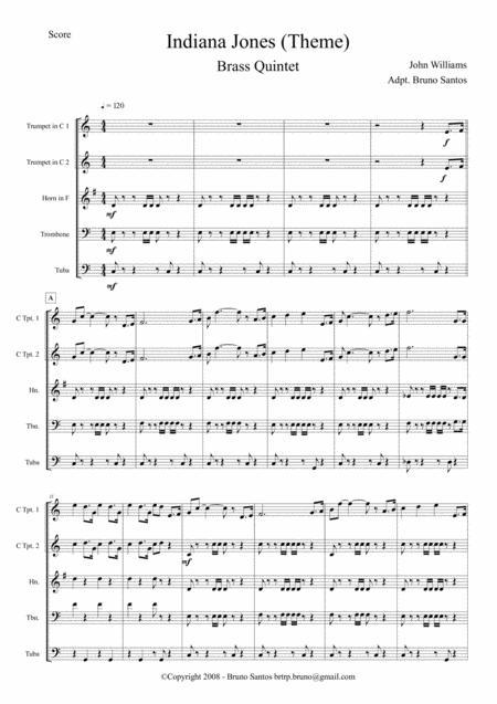 Indiana Jones Sheet Music