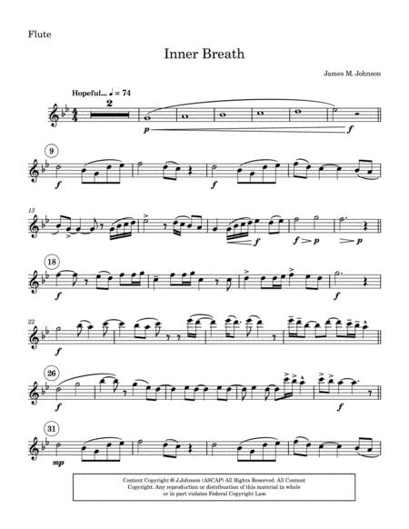 Inner Breath For Flute And Piano Sheet Music