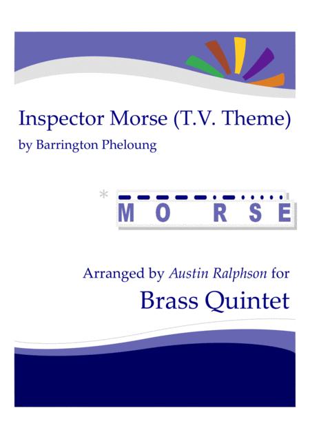 Inspector Morset V Theme Brass Quintet Sheet Music