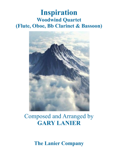 Inspiration Woodwind Quartet Flute Oboe Clarinet Bassoon With Score And Parts Sheet Music