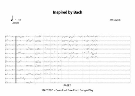 Free Sheet Music Inspired By Bach F60