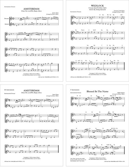 Instrumental Hymn Descants Volume 1 Idc01 Sheet Music