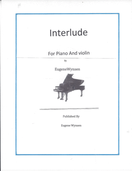 Interlude For Piano And Violin Sheet Music