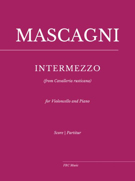 Intermezzo From Cavalleria Rusticana For Violoncello And Piano Sheet Music