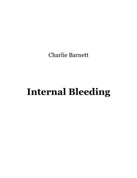 Internal Bleeding Sheet Music