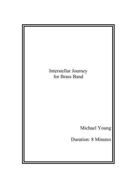 Free Sheet Music Interstellar Journey Score