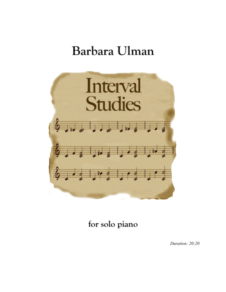 Interval Studies Sheet Music