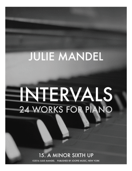 Intervals 24 Works For Piano 15 A Minor Sixth Up Sheet Music